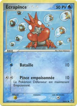 Écrapince, EX Dragon, n° 54