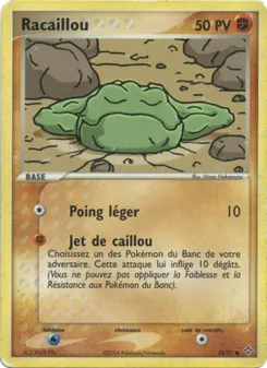 Racaillou, EX Dragon, n° 55