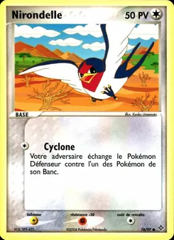 Nirondelle, EX Dragon, n° 76