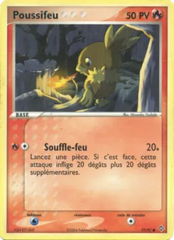 Poussifeu, EX Dragon, n° 77