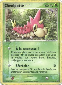 Chenipotte, EX Dragon, n° 81