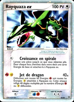 Rayquaza ex, EX Dragon, n° 97