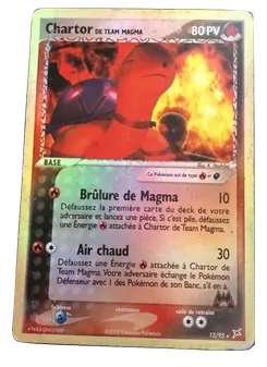 Chartor de Team Magma, EX Team Magma vs Team Aqua, n° 12