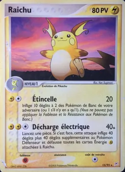 Raichu, EX Team Magma vs Team Aqua, n° 13