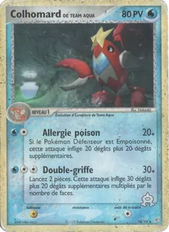 Colhomard de Team Aqua, EX Team Magma vs Team Aqua, n° 14