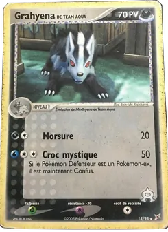 Grahyena de Team Aqua, EX Team Magma vs Team Aqua, n° 15