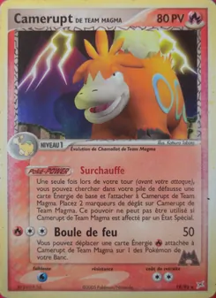 Camerupt de Team Magma, EX Team Magma vs Team Aqua, n° 19