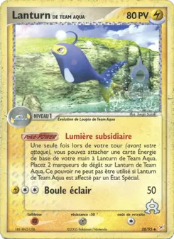 Lanturn de Team Aqua, EX Team Magma vs Team Aqua, n° 28
