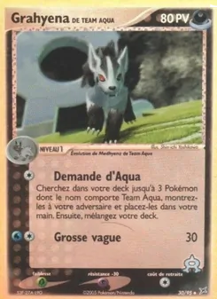Grahyena de Team Aqua, EX Team Magma vs Team Aqua, n° 30