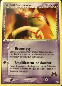 Balbuto de Team Magma, EX Team Magma vs Team Aqua, n° 32