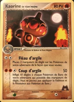 Kaorine de Team Magma, EX Team Magma vs Team Aqua, n° 33