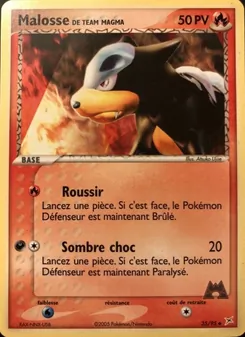 Malosse de Team Magma, EX Team Magma vs Team Aqua, n° 35
