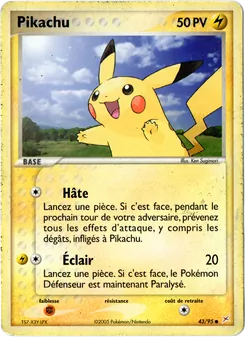 Pikachu, EX Team Magma vs Team Aqua, n° 43