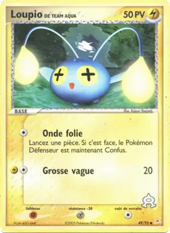Loupio de Team Aqua, EX Team Magma vs Team Aqua, n° 49