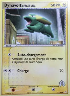 Dynavolt de Team Aqua, EX Team Magma vs Team Aqua, n° 53