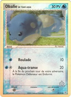 Obalie de Team Aqua, EX Team Magma vs Team Aqua, n° 57