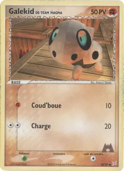Galekid de Team Magma, EX Team Magma vs Team Aqua, n° 58
