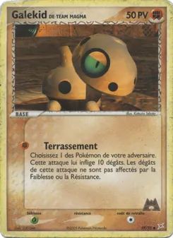 Galekid de Team Magma, EX Team Magma vs Team Aqua, n° 59