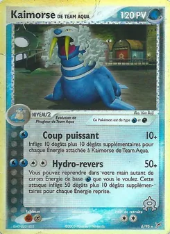 Kaimorse de Team Aqua, EX Team Magma vs Team Aqua, n° 6