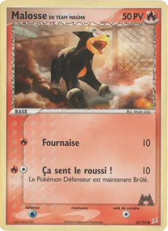 Malosse de Team Magma, EX Team Magma vs Team Aqua, n° 62