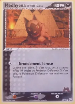Medhyena de Team Magma, EX Team Magma vs Team Aqua, n° 65