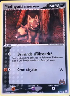 Medhyena de Team Magma, EX Team Magma vs Team Aqua, n° 66