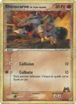 Rhinocorne de Team Magma, EX Team Magma vs Team Aqua, n° 68