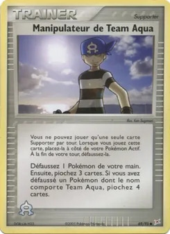 Manipulateur de Team Aqua, EX Team Magma vs Team Aqua, n° 69