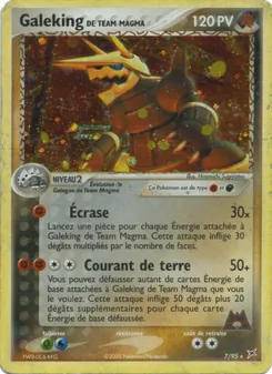 Galeking de Team Magma, EX Team Magma vs Team Aqua, n° 7