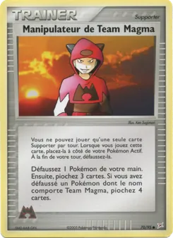 Manipulateur de Team Magma, EX Team Magma vs Team Aqua, n° 70