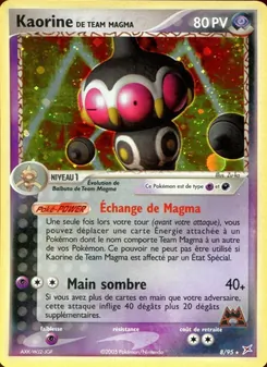 Kaorine de Team Magma, EX Team Magma vs Team Aqua, n° 8