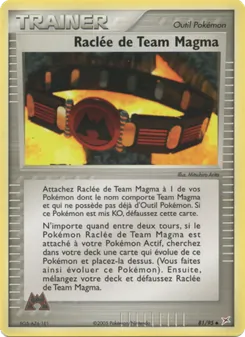 Raclée de Team Magma, EX Team Magma vs Team Aqua, n° 81