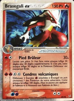 Brasegali ex, EX Team Magma vs Team Aqua, n° 89