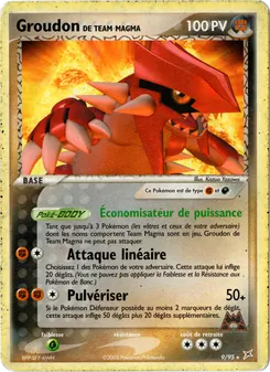 Groudon de Team Magma, EX Team Magma vs Team Aqua, n° 9