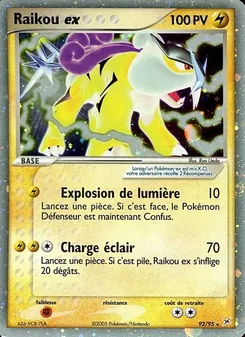 Raikou ex, EX Team Magma vs Team Aqua, n° 92