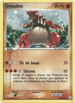 Groudon, EX Légendes Oubliées, n° 102