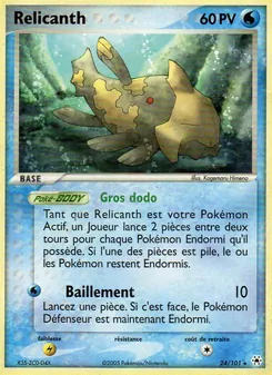 Relicanth, EX Légendes Oubliées, n° 24