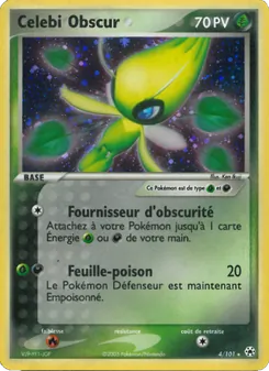 Celebi Obscur, EX Légendes Oubliées, n° 4