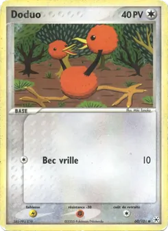 Doduo, EX Légendes Oubliées, n° 60