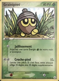 Grainipiot, EX Légendes Oubliées, n° 71