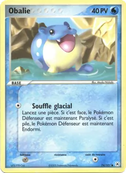 Obalie, EX Légendes Oubliées, n° 74