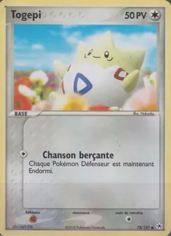 Togepi, EX Légendes Oubliées, n° 78