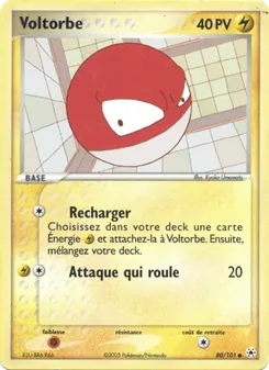 Voltorbe, EX Légendes Oubliées, n° 80