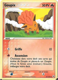 Goupix, EX Légendes Oubliées, n° 81