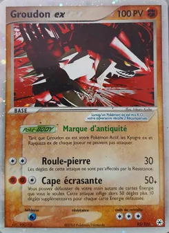 Groudon ex, EX Légendes Oubliées, n° 93