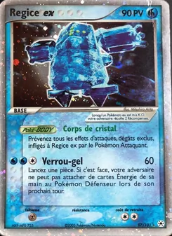 Regice ex, EX Légendes Oubliées, n° 97