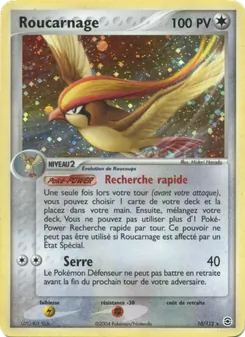 Roucarnage, EX Rouge Feu & Vert Feuille, n° 10