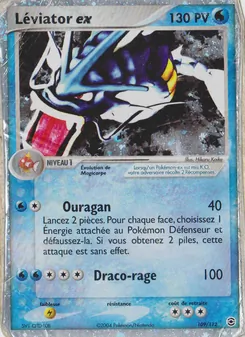 Léviator ex, EX Rouge Feu & Vert Feuille, n° 109