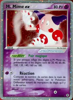 M. Mime ex, EX Rouge Feu & Vert Feuille, n° 111