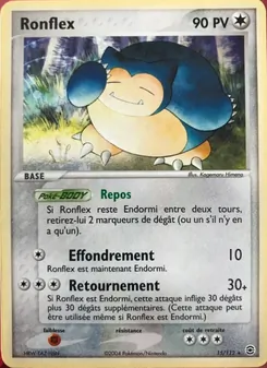 Ronflex, EX Rouge Feu & Vert Feuille, n° 15